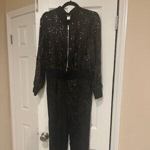 Black sequin jumpsuit medium - wore in Vegas so comfortable